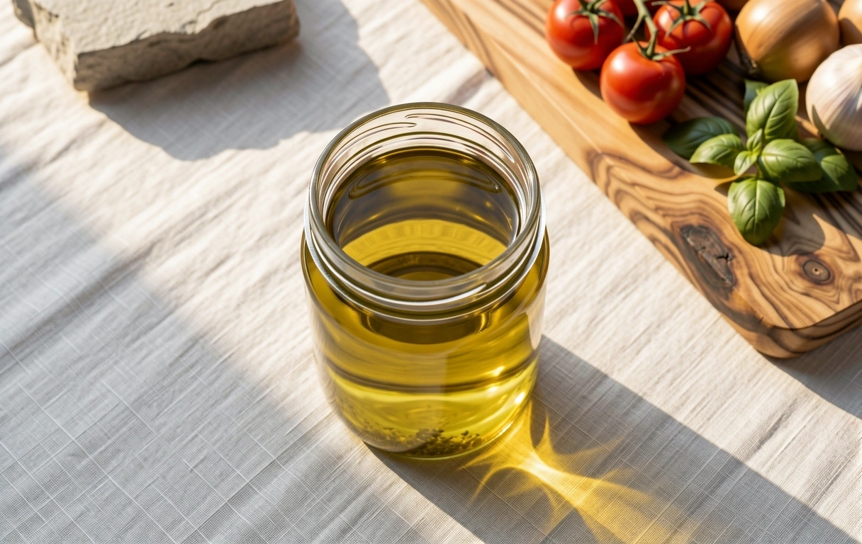 Composizione minimalista mediterranea